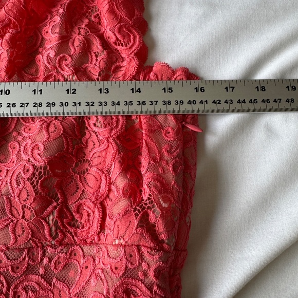 Ivanka Trump Lined Floral Lace Over Sheath Dress Pink 6 Wedding Guest Graduation - Picture 11 of 16